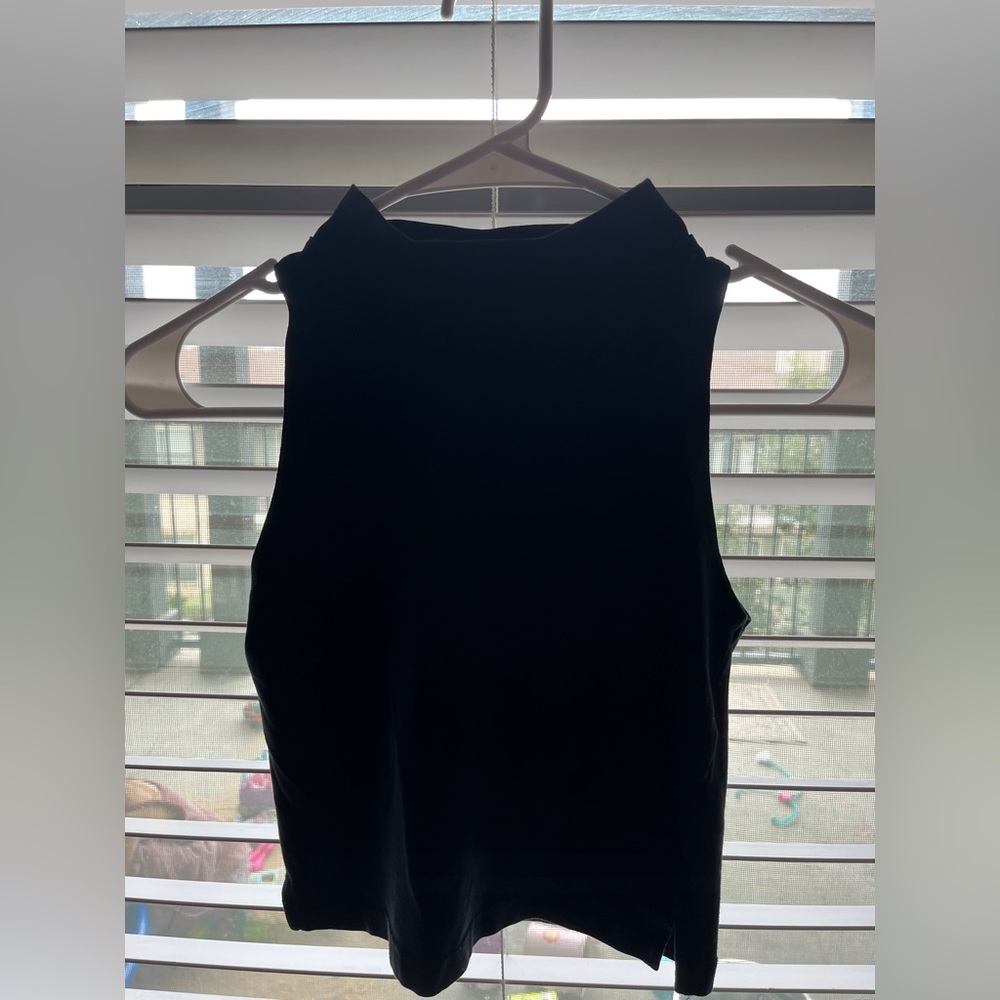 Topshop black tank top